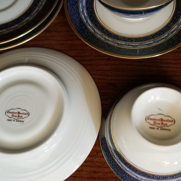 Vintage | Dining | Vintage Coche Cobalt Blue Speckled Glazed Stoneware 